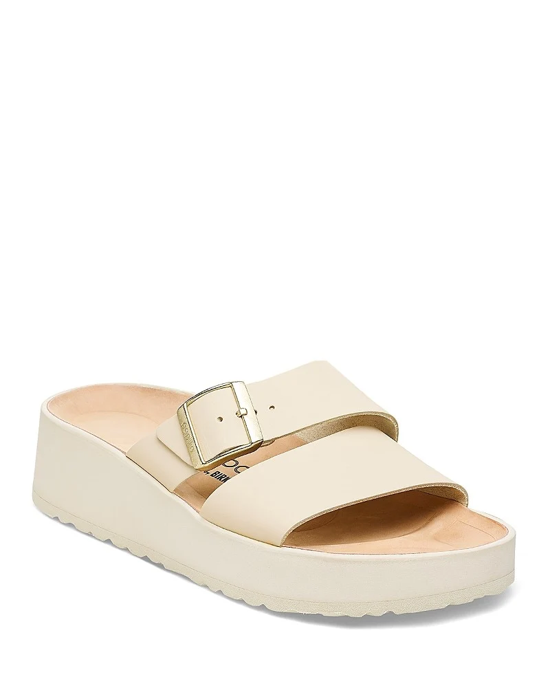 Fine Birkenstock Almina Natural Leather Sandals Long-Lasting