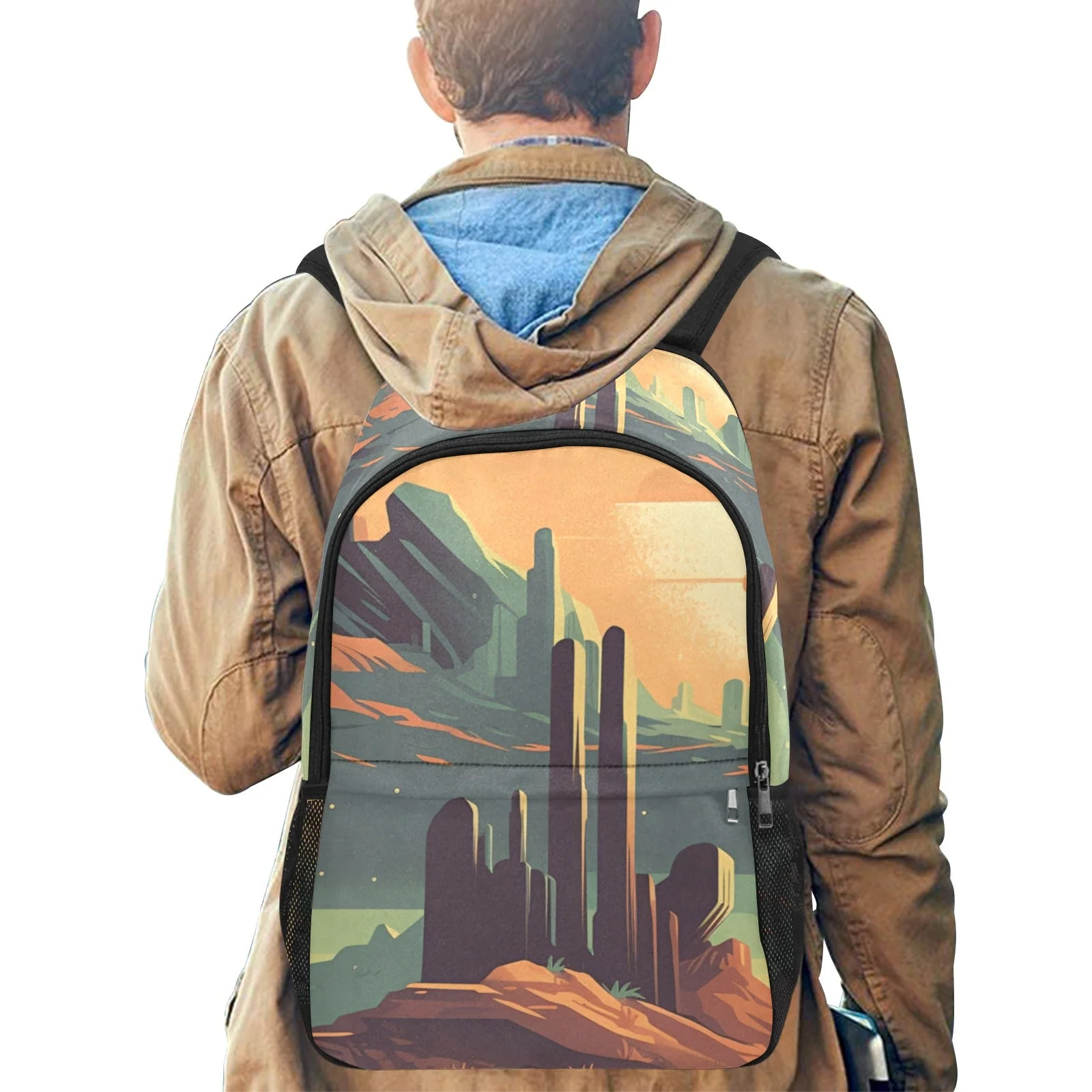 Smooth Desert Canyon Backpack Modern