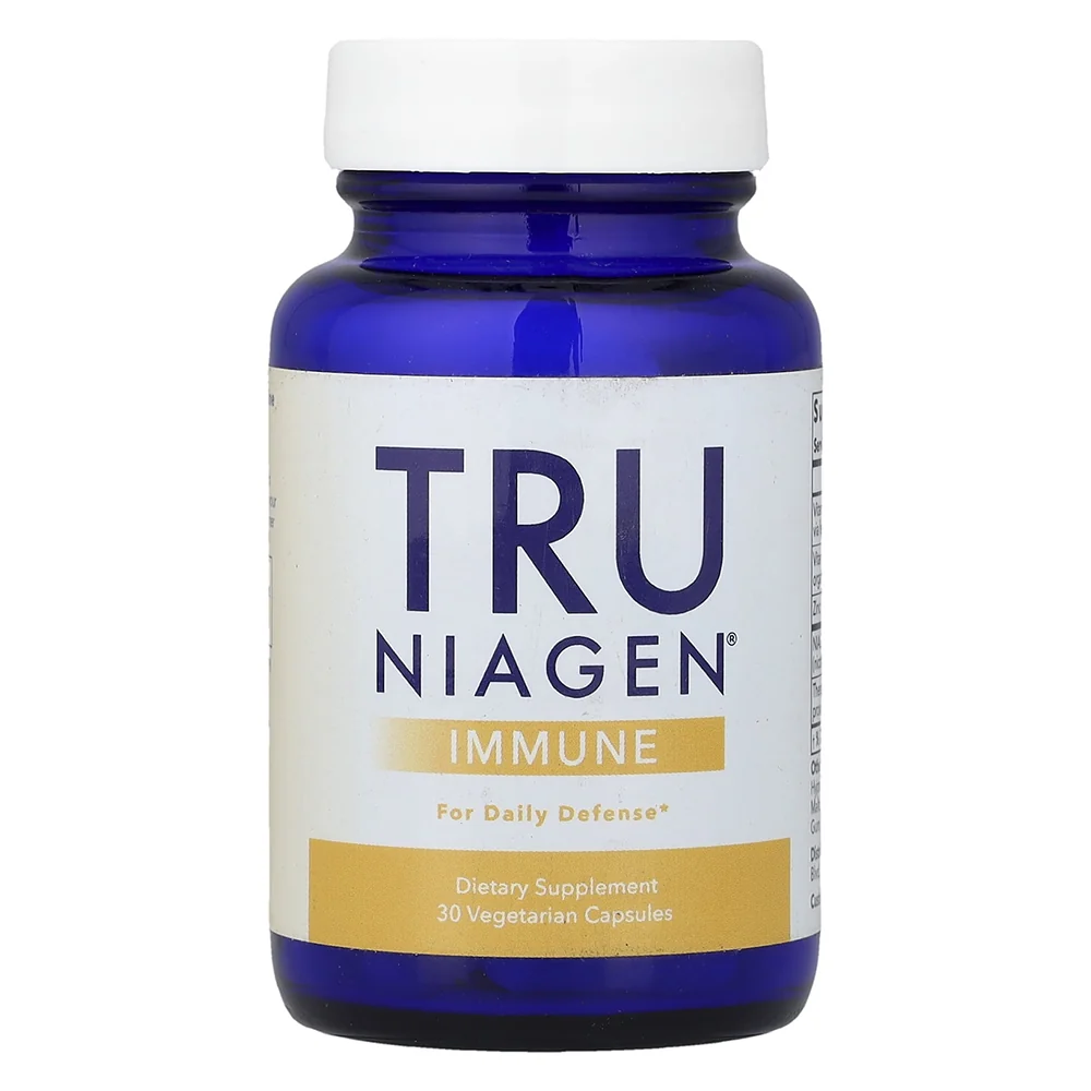 Functional Tru Niagen Immune Vegetarian Capsules for Immune Health Support 30Ea Breathable