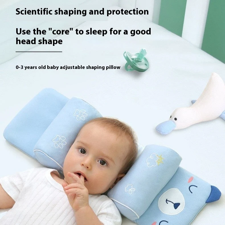Sustainable Baby Shaping Pillow – Breathable Ventilated Head Support Cushion Convenient