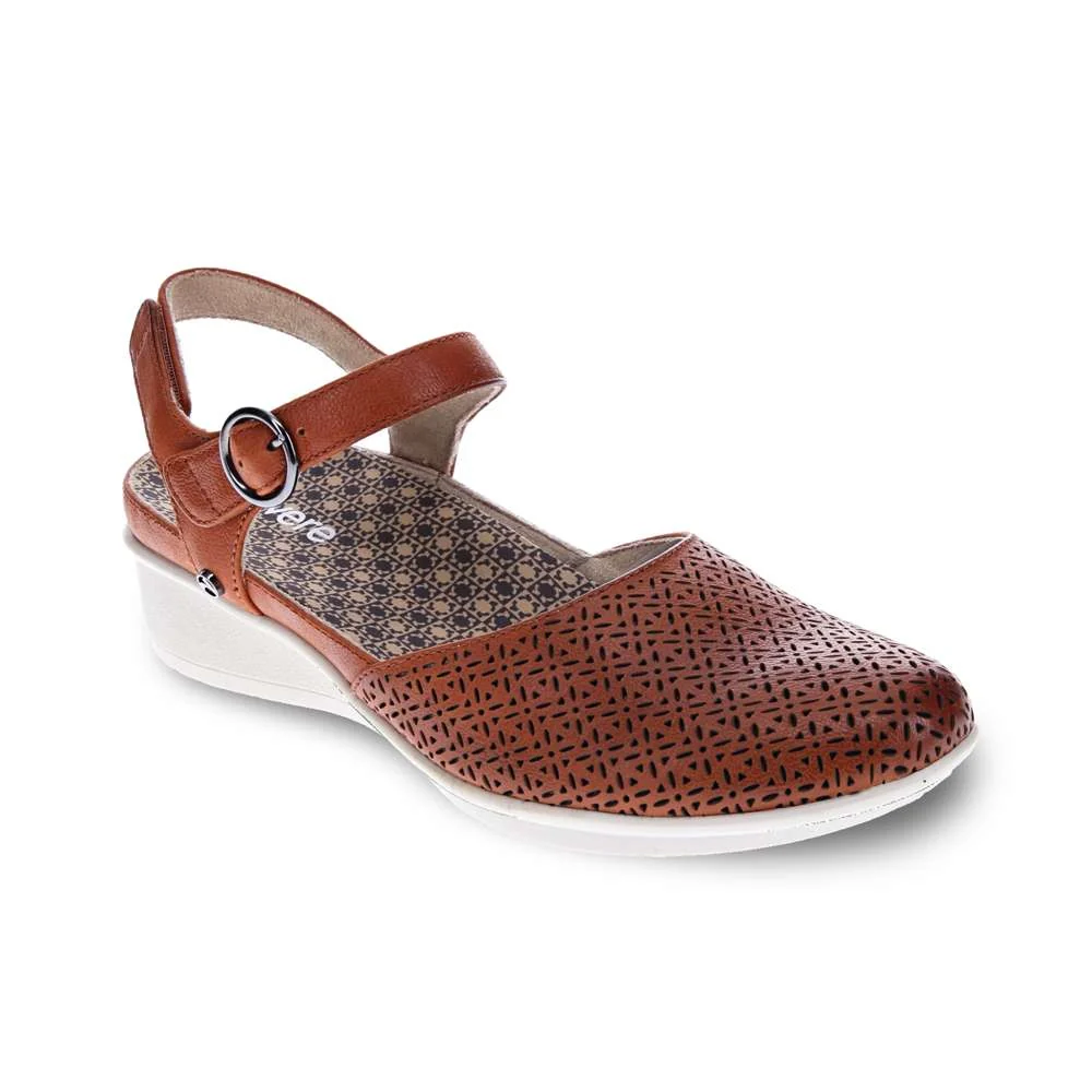 Fine Calabria Mary-Jane - Cognac Flexible