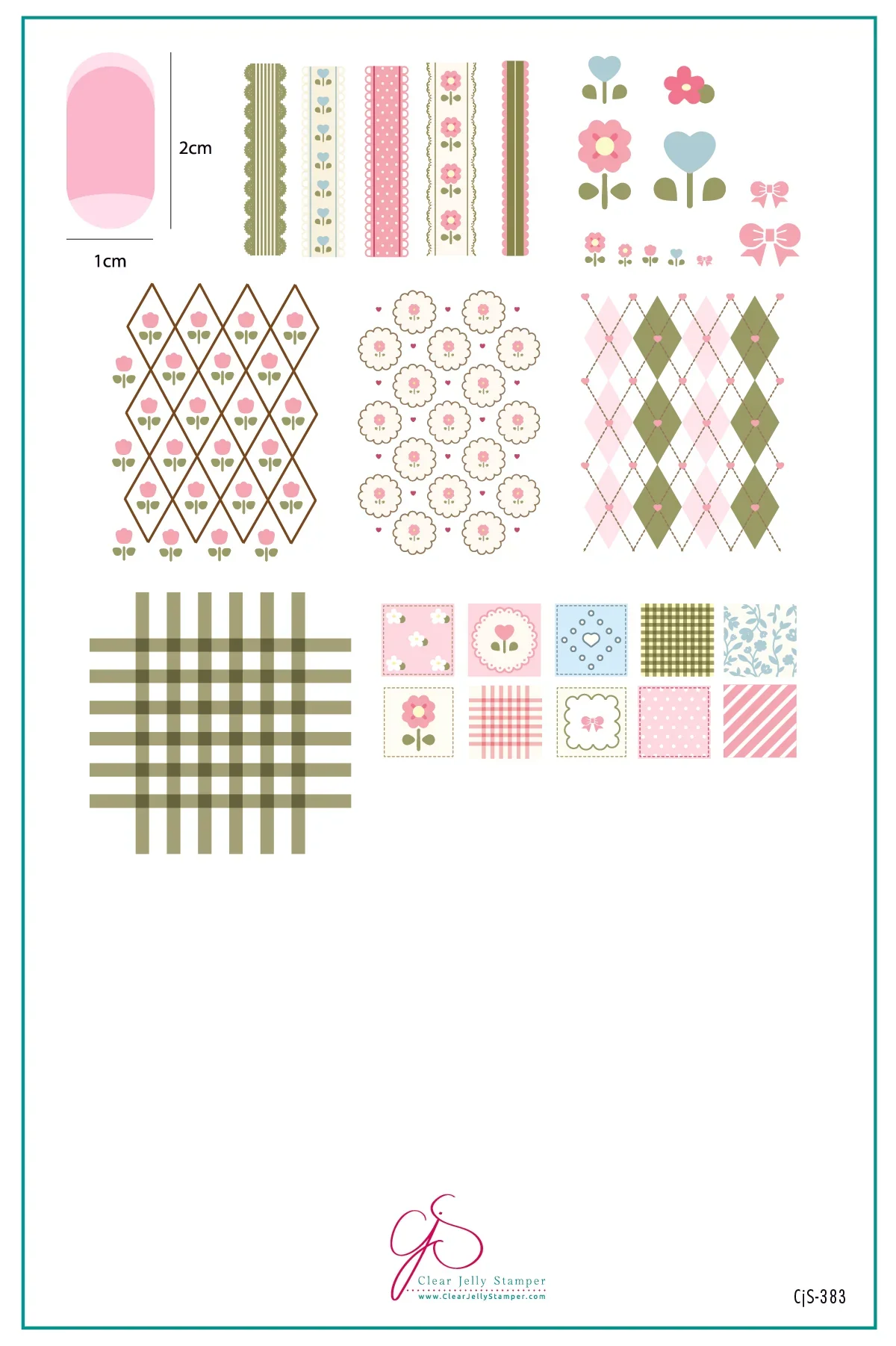 Natural Cozy Corner CjS-383 - Clear Jelly Stamping Plate Smart