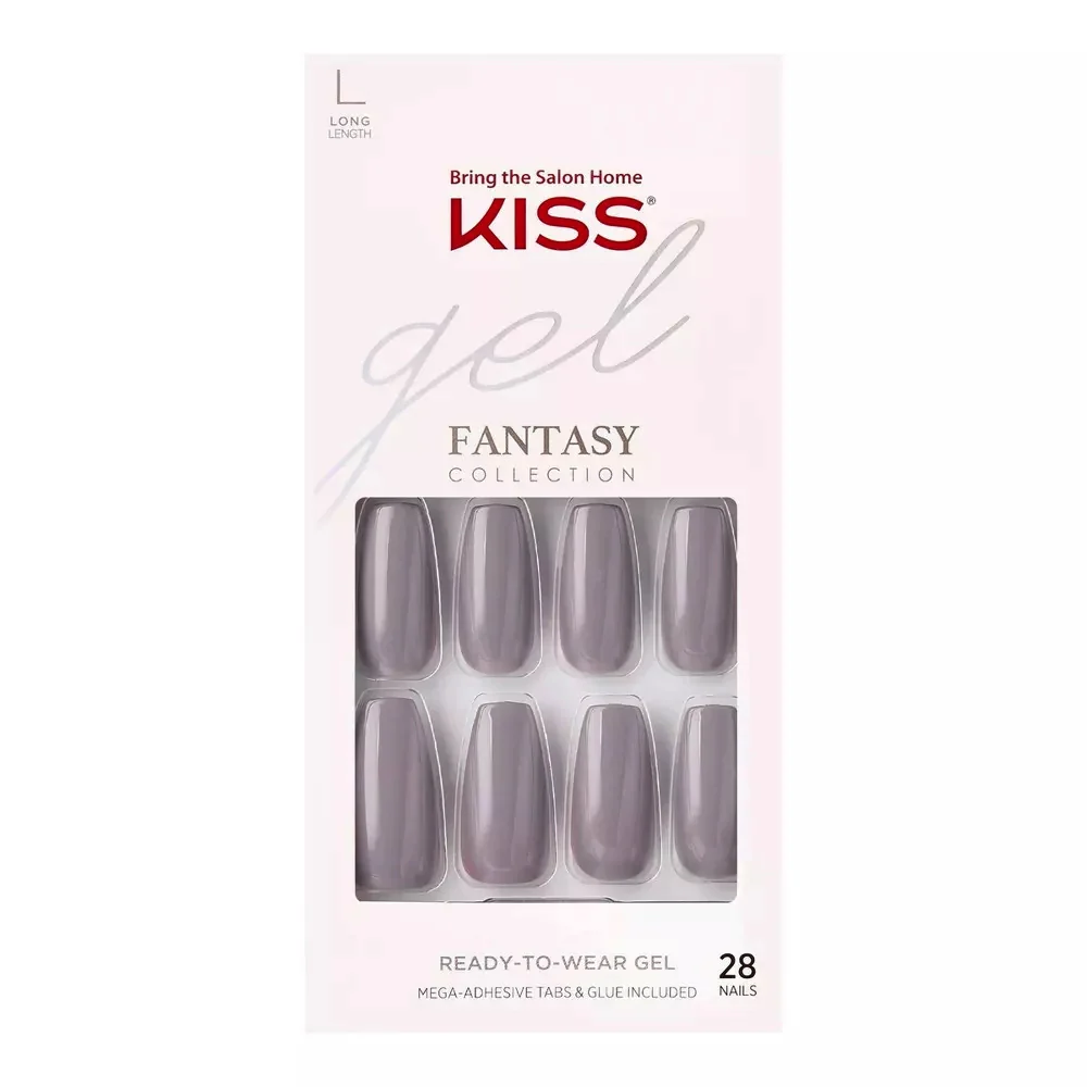 Lightweight Kiss Nails Gel Ready To Wear Fake Nails Modern Art 28 Ea Durable