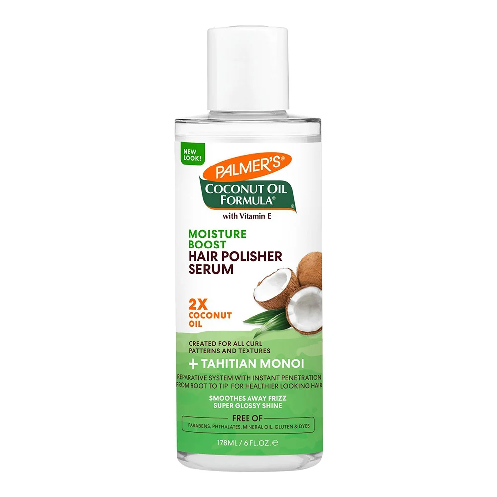 Organic Palmers Coconut Oil Formula Moisture Boost Hair Polisher Serum 6 Oz Fine Crafted