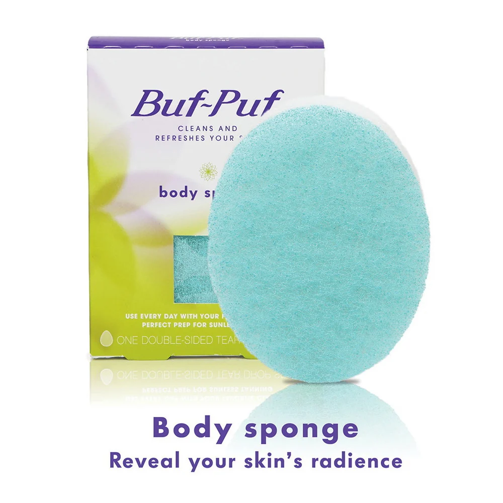 Premium Material Buf-Puf Double-Sided Body Sponge 1 Ea Practical