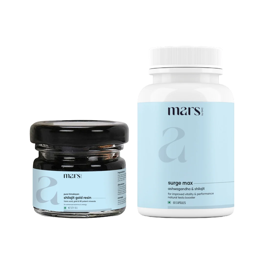 Top-Quality Mars Power Pack Pure Himalayan Shilajit Gold Resin Natural Ashwagandha Caps Environmentally Friendly