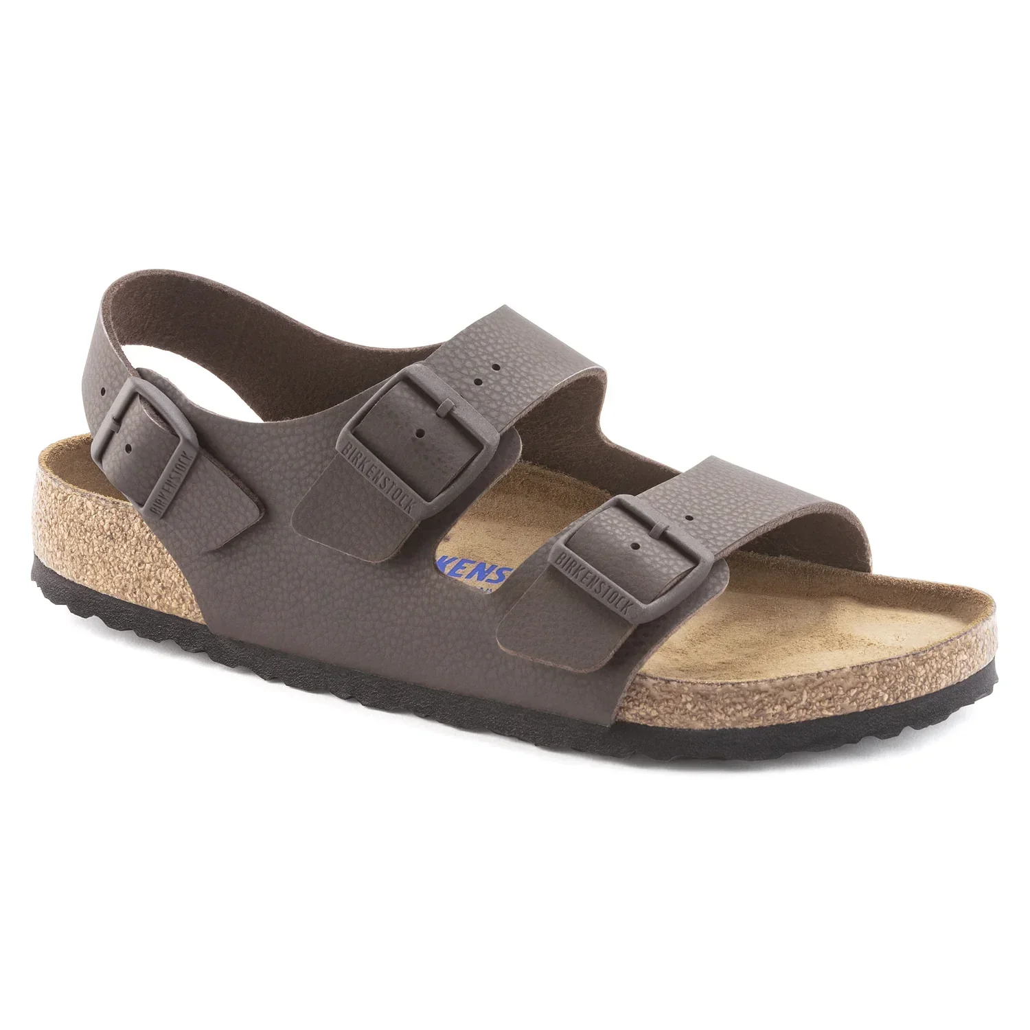 Efficient Birkenstock Unisex Milano Soft Footbed Birko-Flor Chocolate Functional