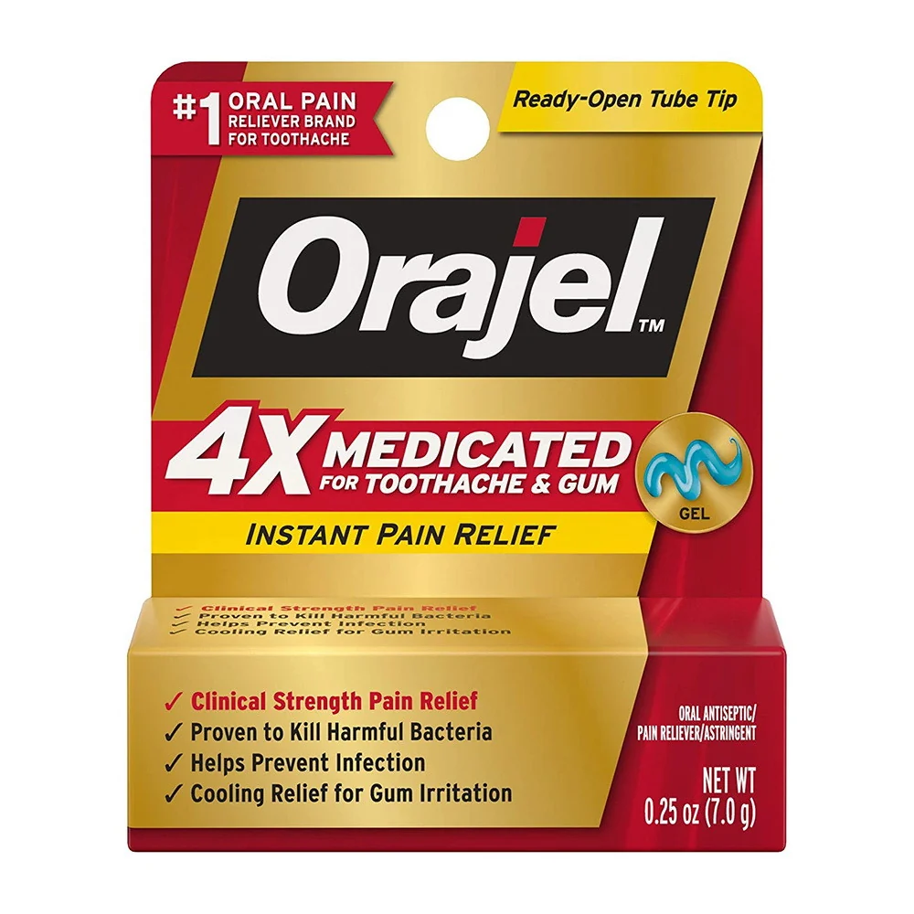 Easy-to-Use Orajel Instant Pain Relief for Severe Toothache Cooling Gel 0.25 Oz Sophisticated