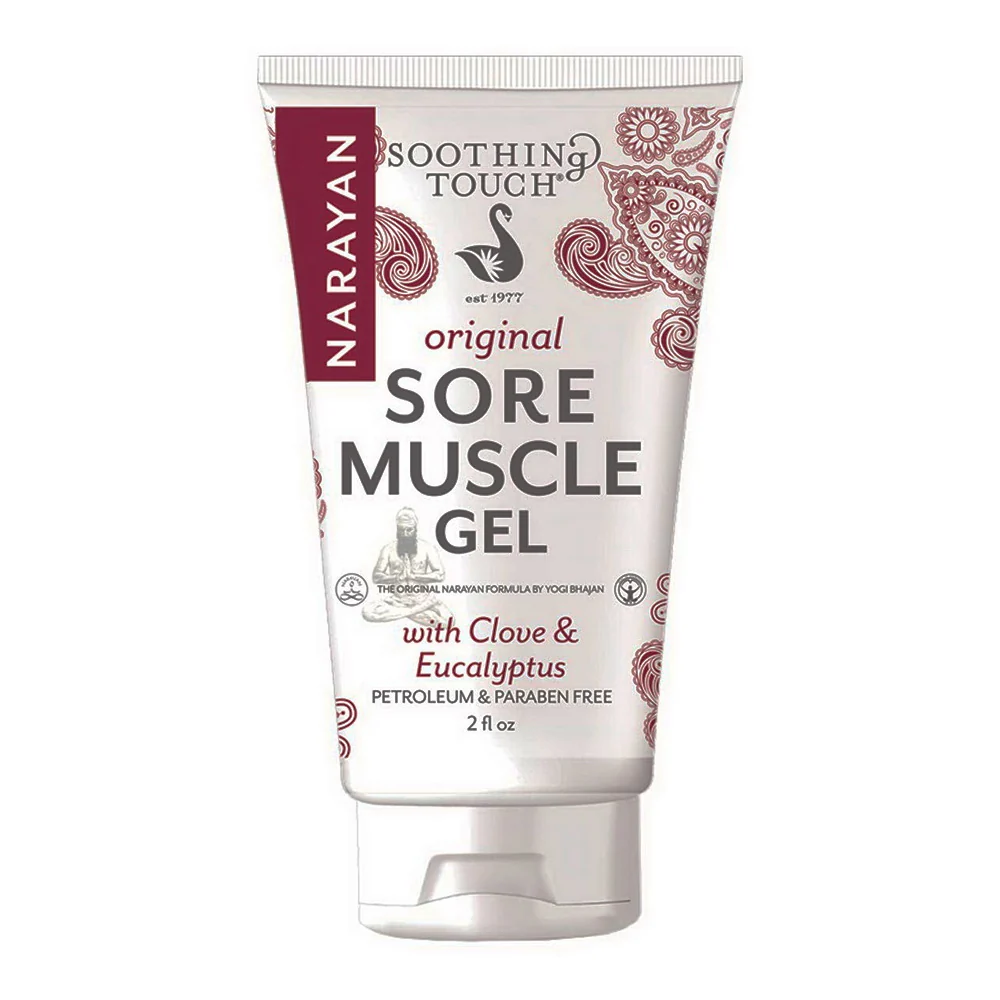 Clean Soothing Touch Narayan Sore Muscle Balm Gel with Clove Eucalyptus 2 Oz Optimized