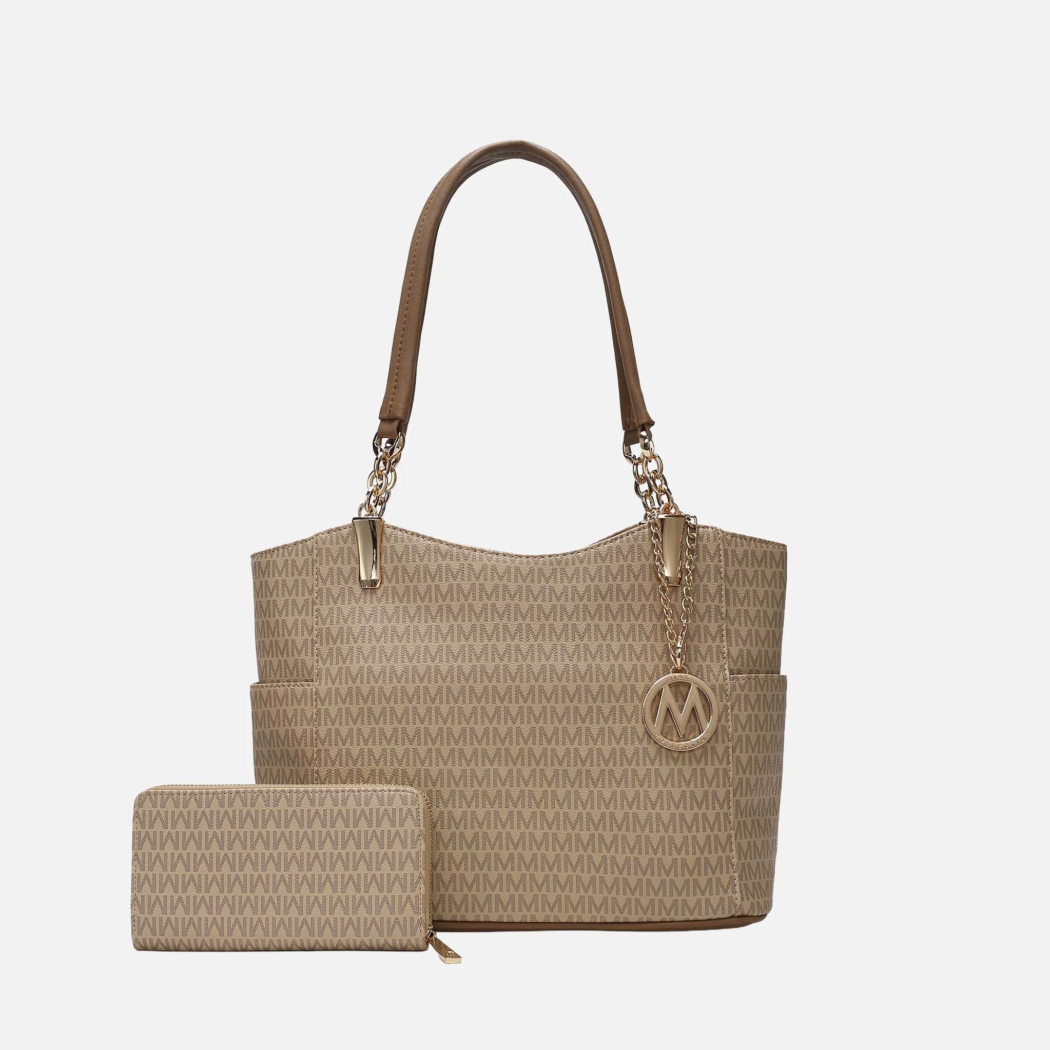 Reliable MKF Collection by Mia K. - Savannah Signature Tote Bag and Wallet Set Carefully Designed