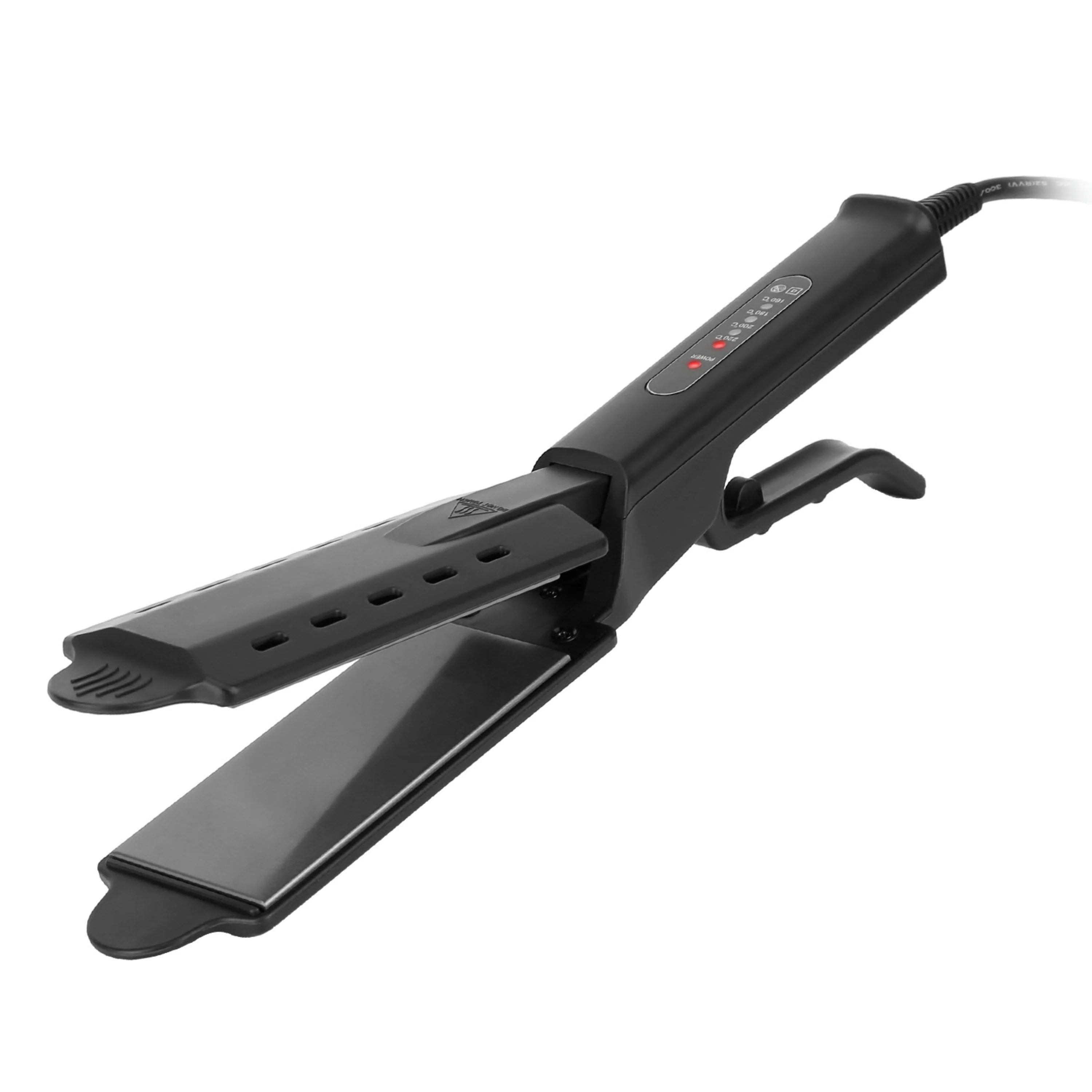 Safe VYSN Electric Hair Straightener 4 Temperature Scissor Ceramic Flat Iron Wet Dry Use Bangs Splint Glider Hair Clip Straightener Breathable