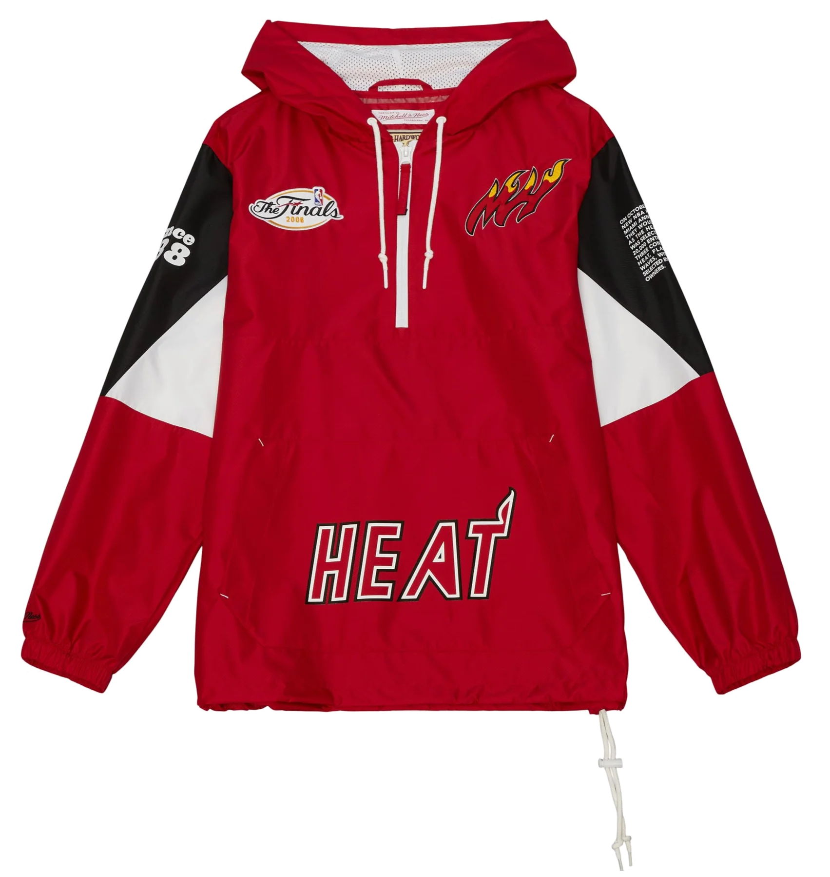 Green Mitchell Ness Men's NBA Team Origins Pullover Anorak Heat Minimalist