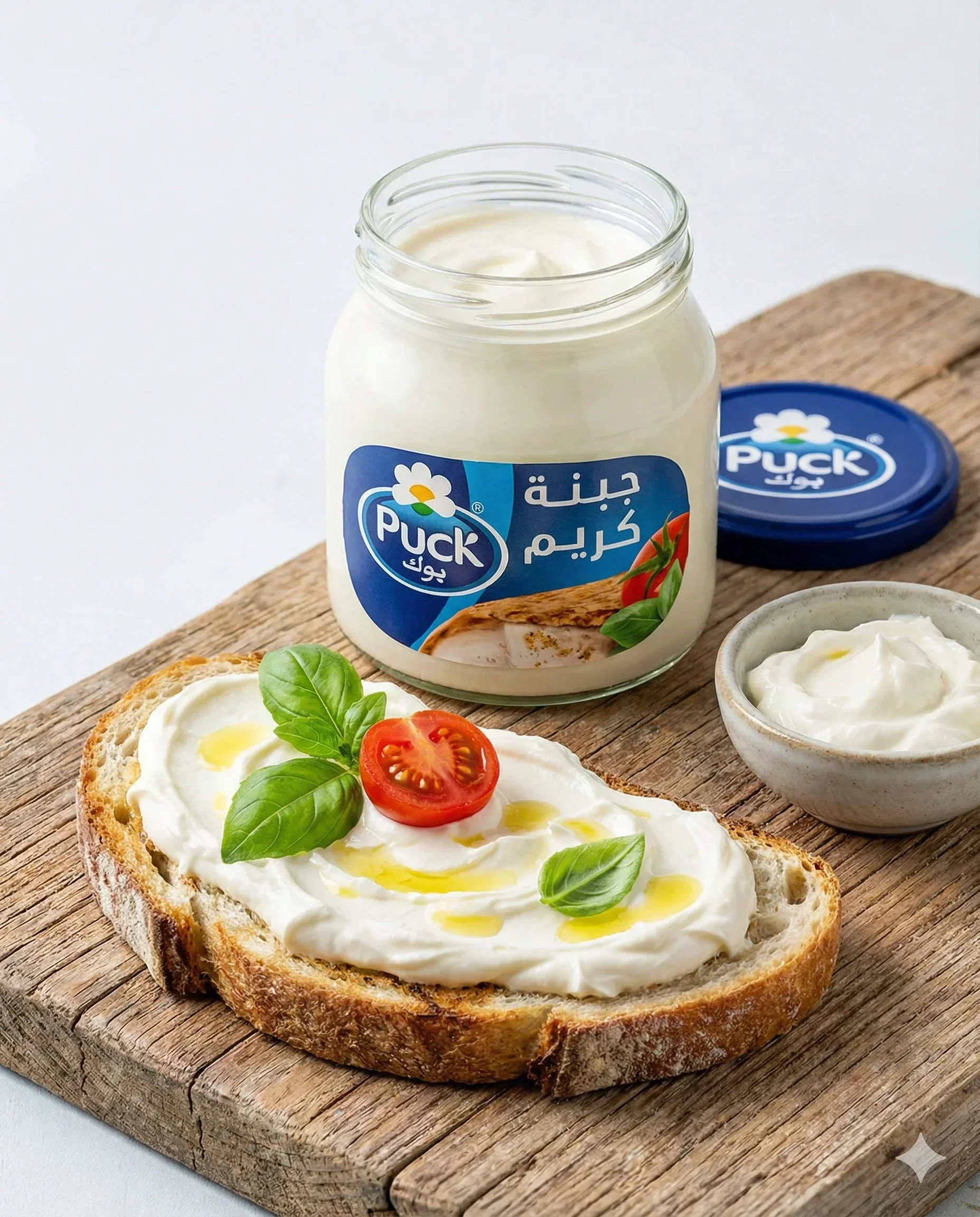 Powerful Puck Cream Cheese Premium Material