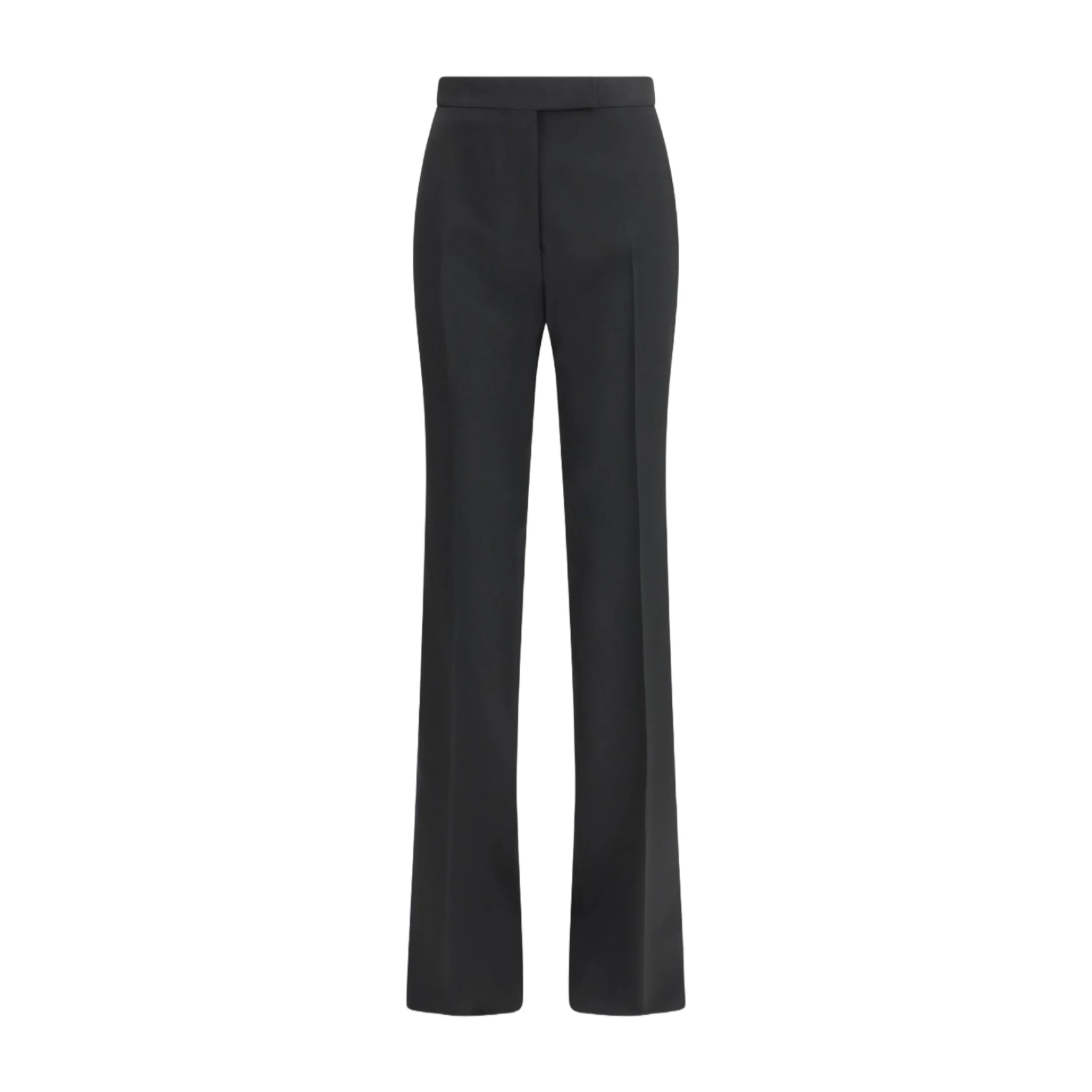 Excellent Tailored Straight-Leg Trousers Black Deep Blue Navy High-Performance