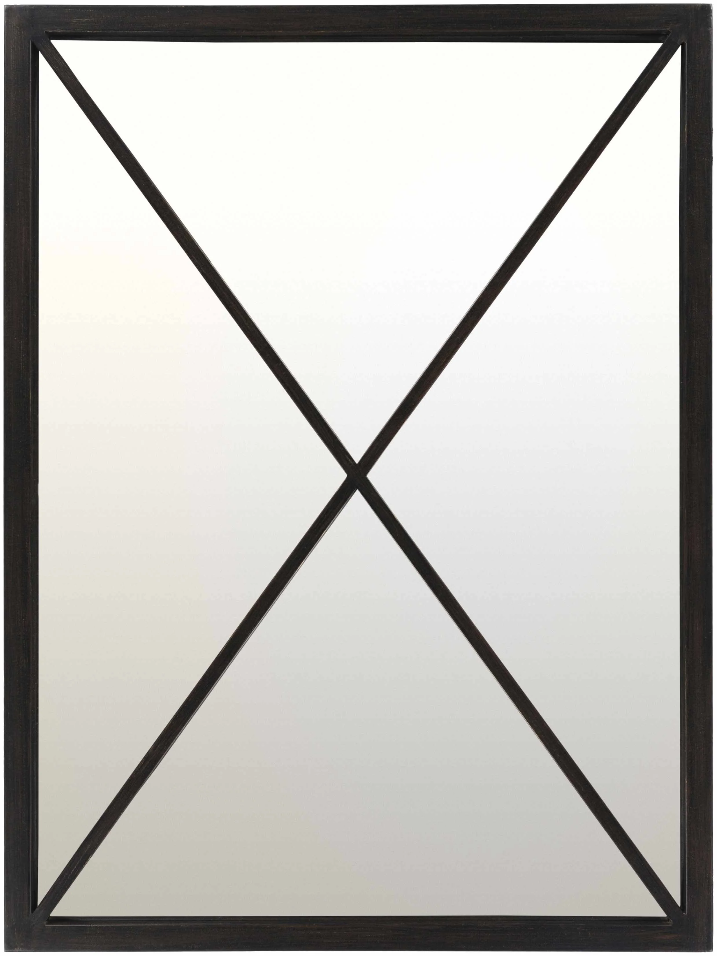 Soft Candon Black Framed Mirror - Superior
