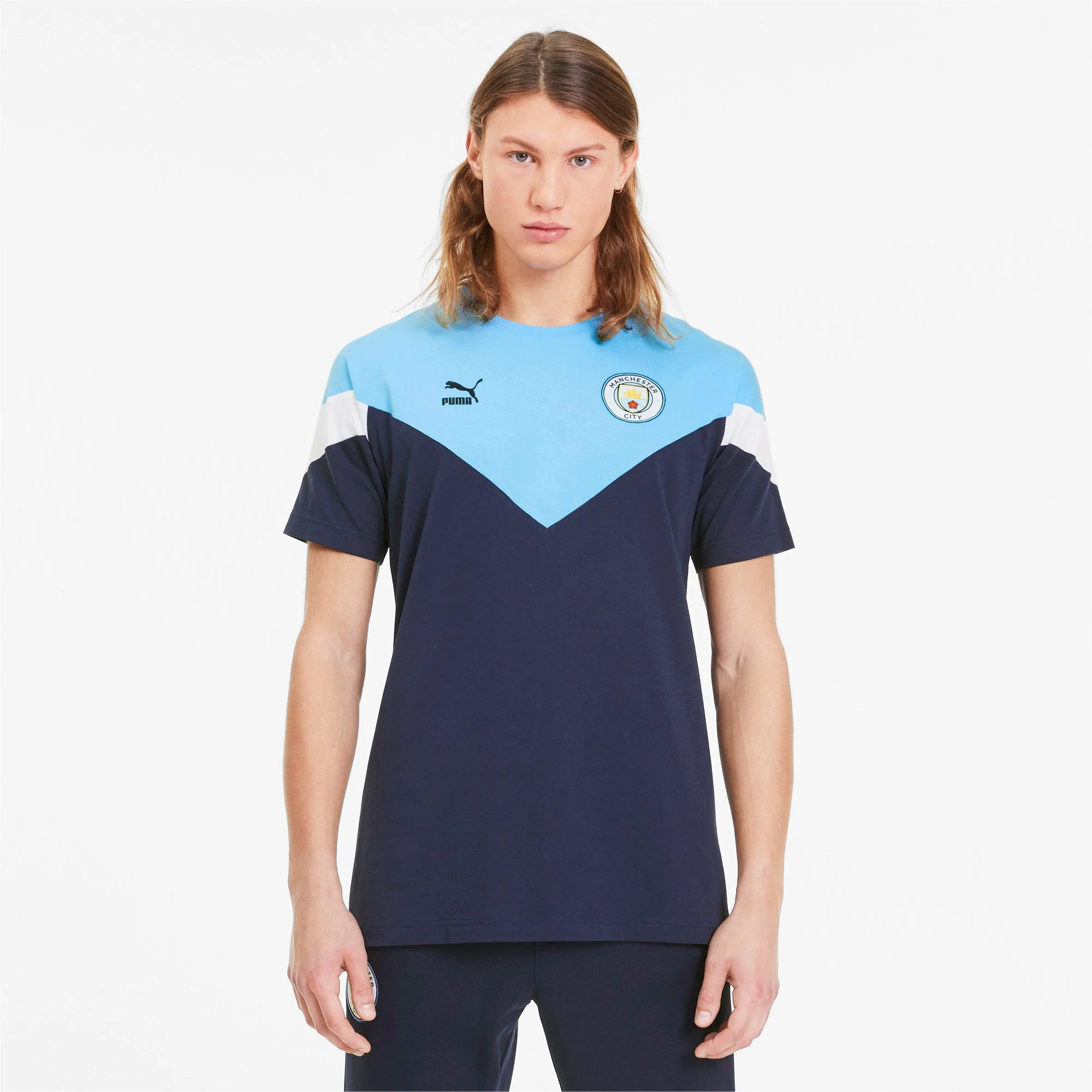 Certified Puma Men's Mcfc Iconic Mcs Tee Tops Carefully Designed