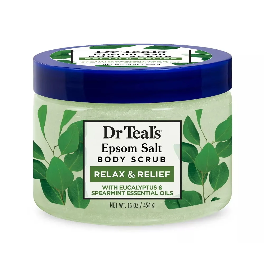Superior Dr Teals Exfoliate And Renew Eucalyptus And Spearmint Epsom Salt Body Scrub 16 Oz Relaxed