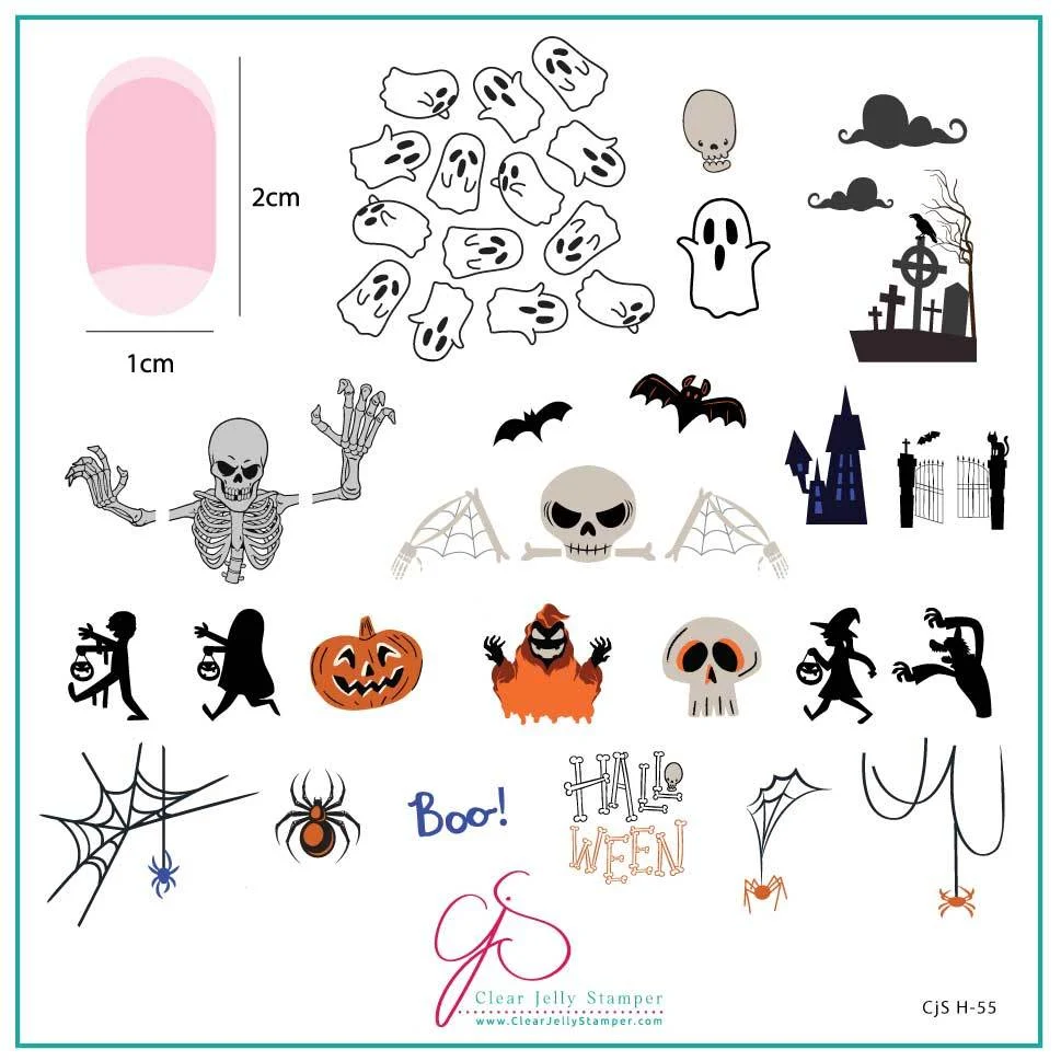 World-Class Hallo-Ween CjSH-55 - CJS Medium Stamping Plate Easy-to-Use