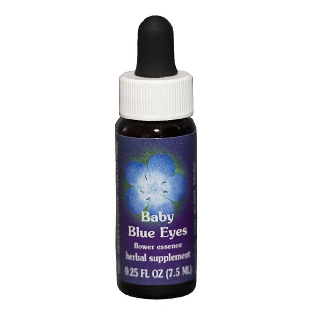 Artisan Flower Essence Baby Blue Eyes Herbal Supplement Dropper 0.25 Oz Crafted
