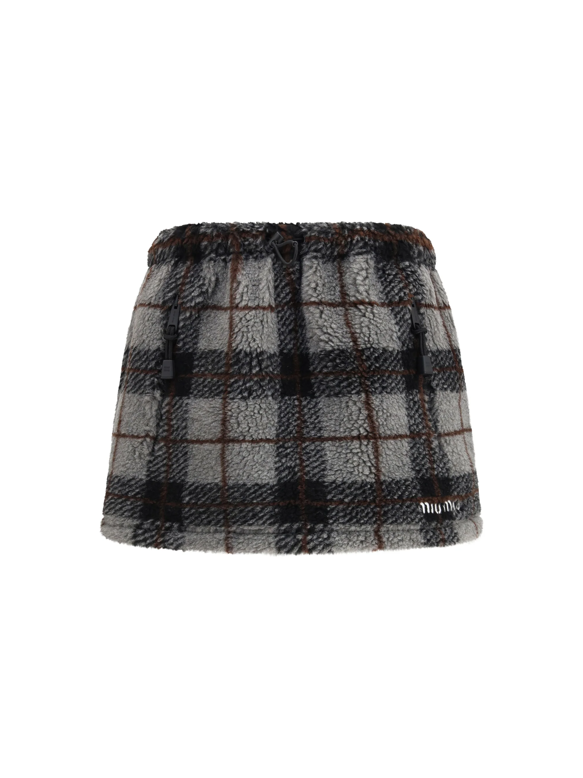 Excellent Mini Skirt Grey Black Trusted