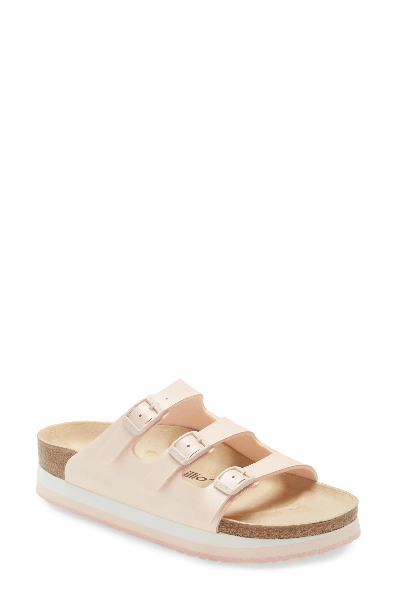Professional Birkenstock Unisex Florida Pap Birko Flor Icy Metallic Light Rose Trusted