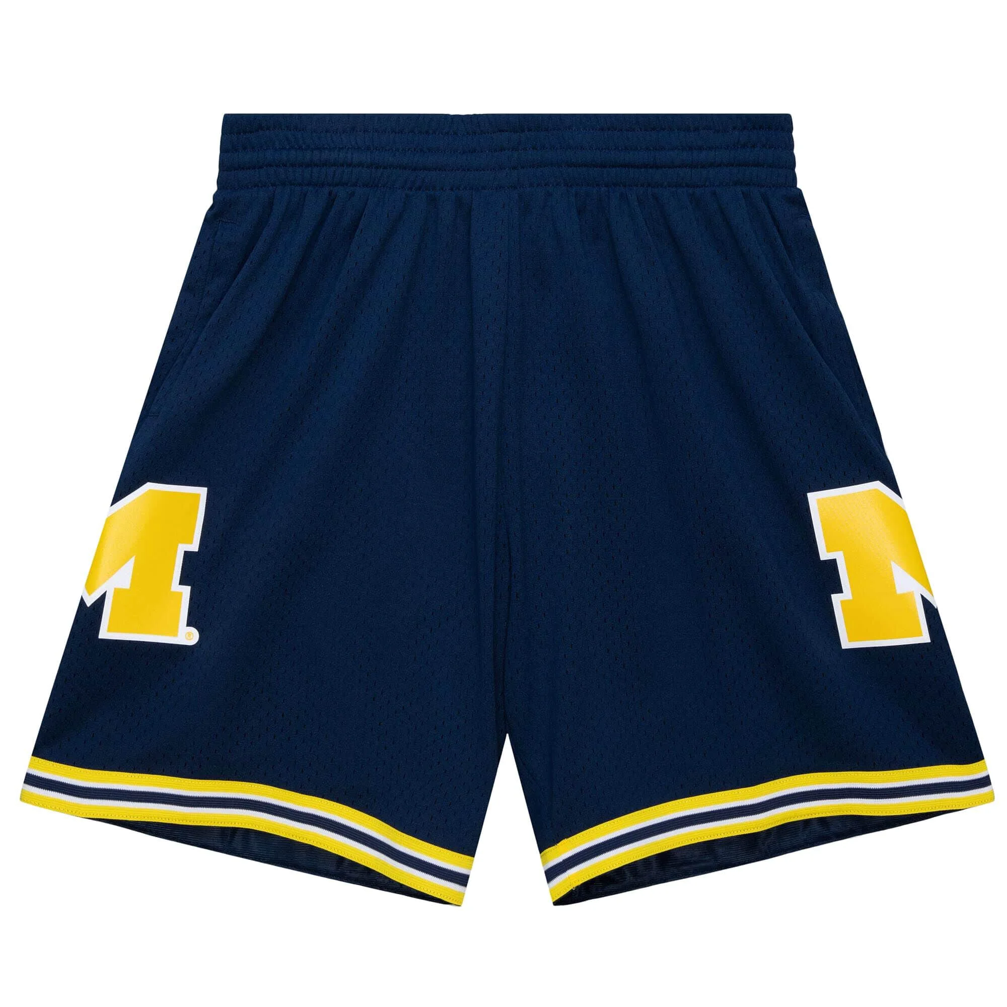 Premium Material Mitchell Ness Ncaa Road Shorts Michigan Wolverines 1991 Shorts Professional