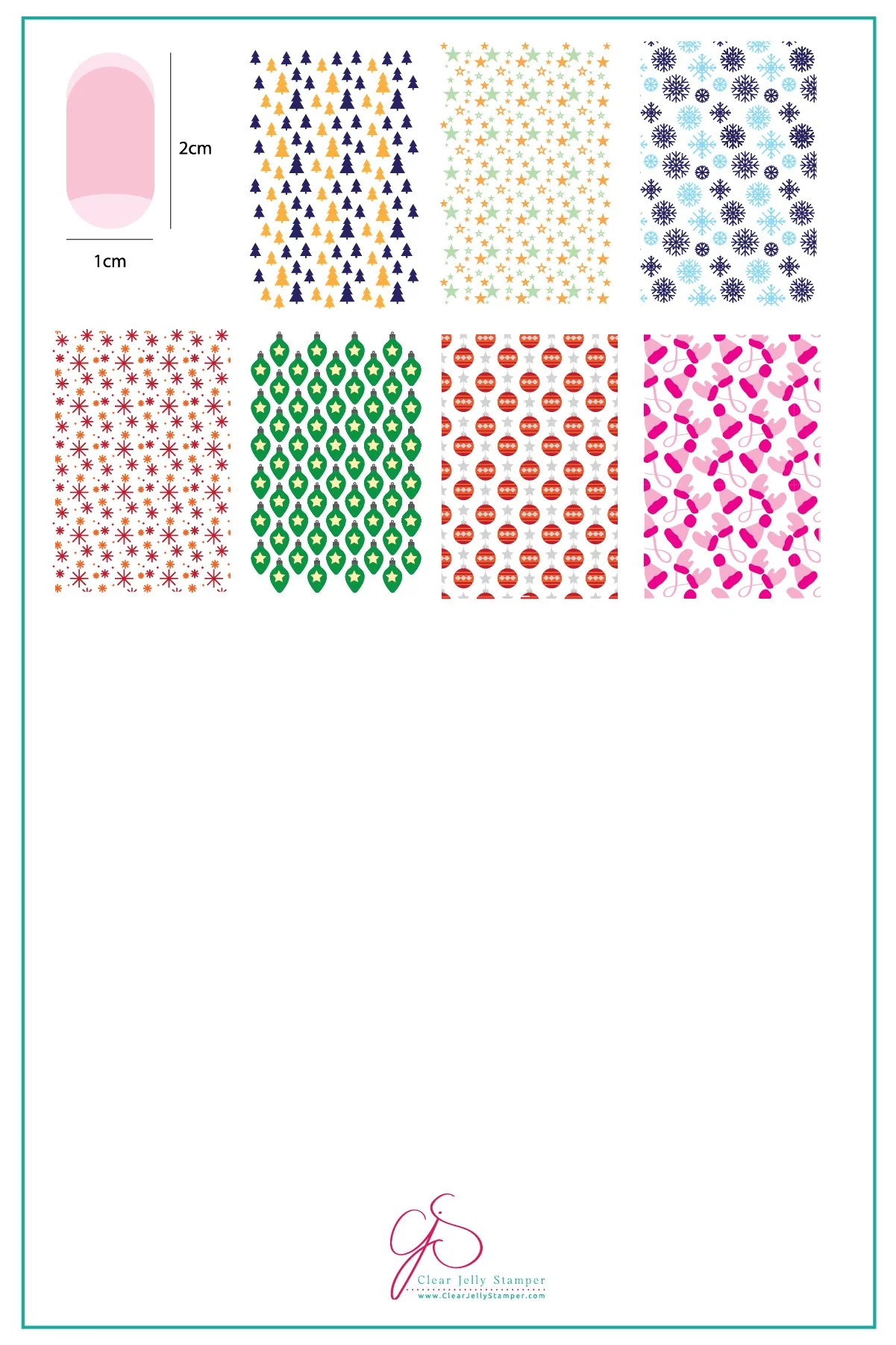 Lightweight Pretty Paper – Bundle Up CjS-C-42 - Clear Jelly Stamping Plate Efficient