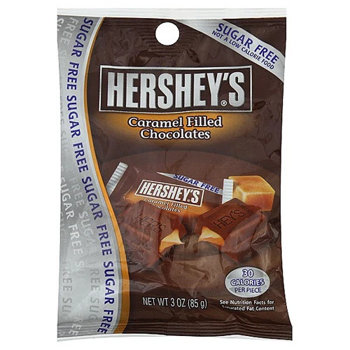 Convenient Hersheys Sugar Chocolate With Caramel - 3 Oz Pack Smooth