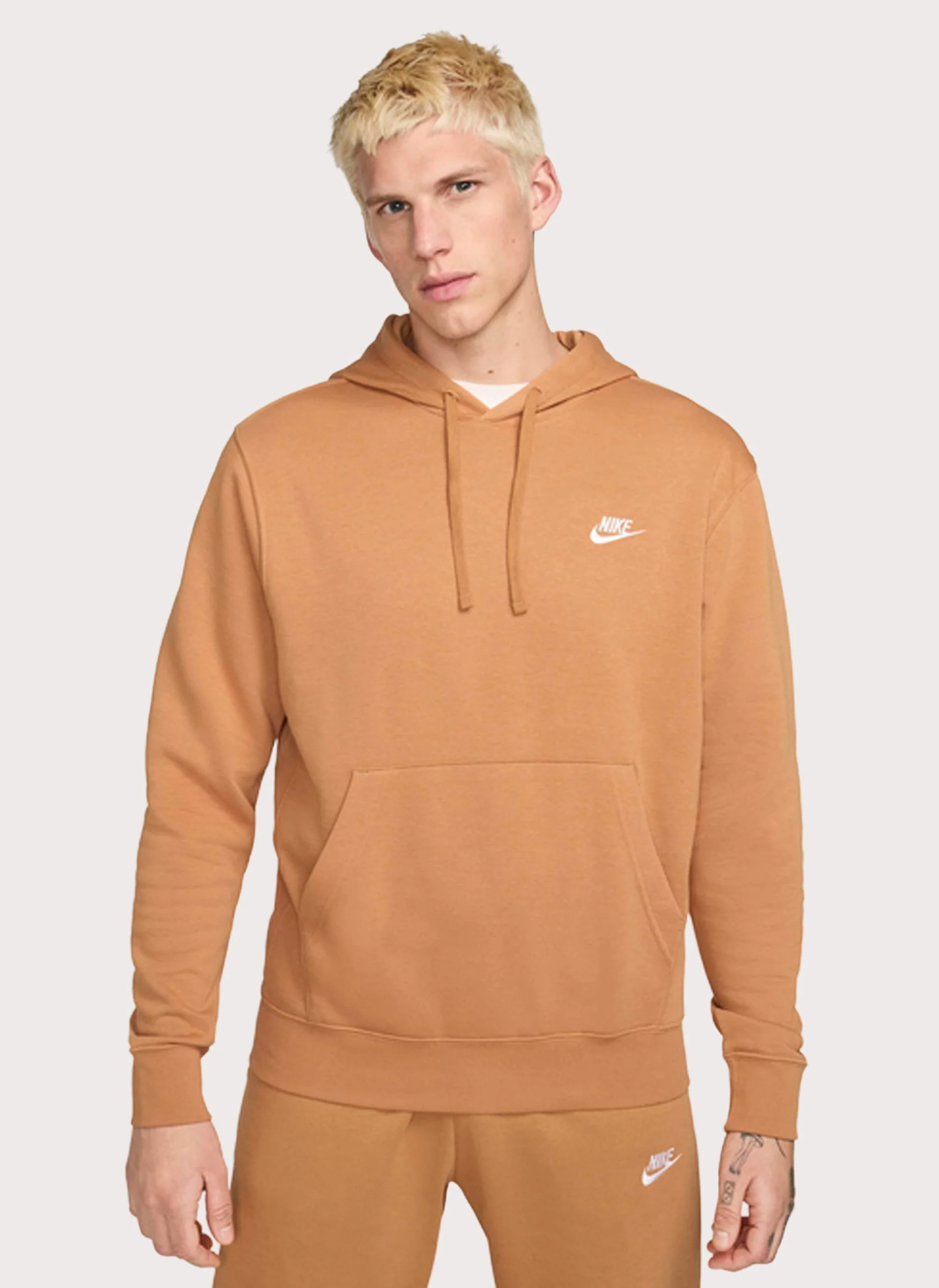 Functional Nike Men's Sportswear Club Fleece Embroidered Hoodie Powerful