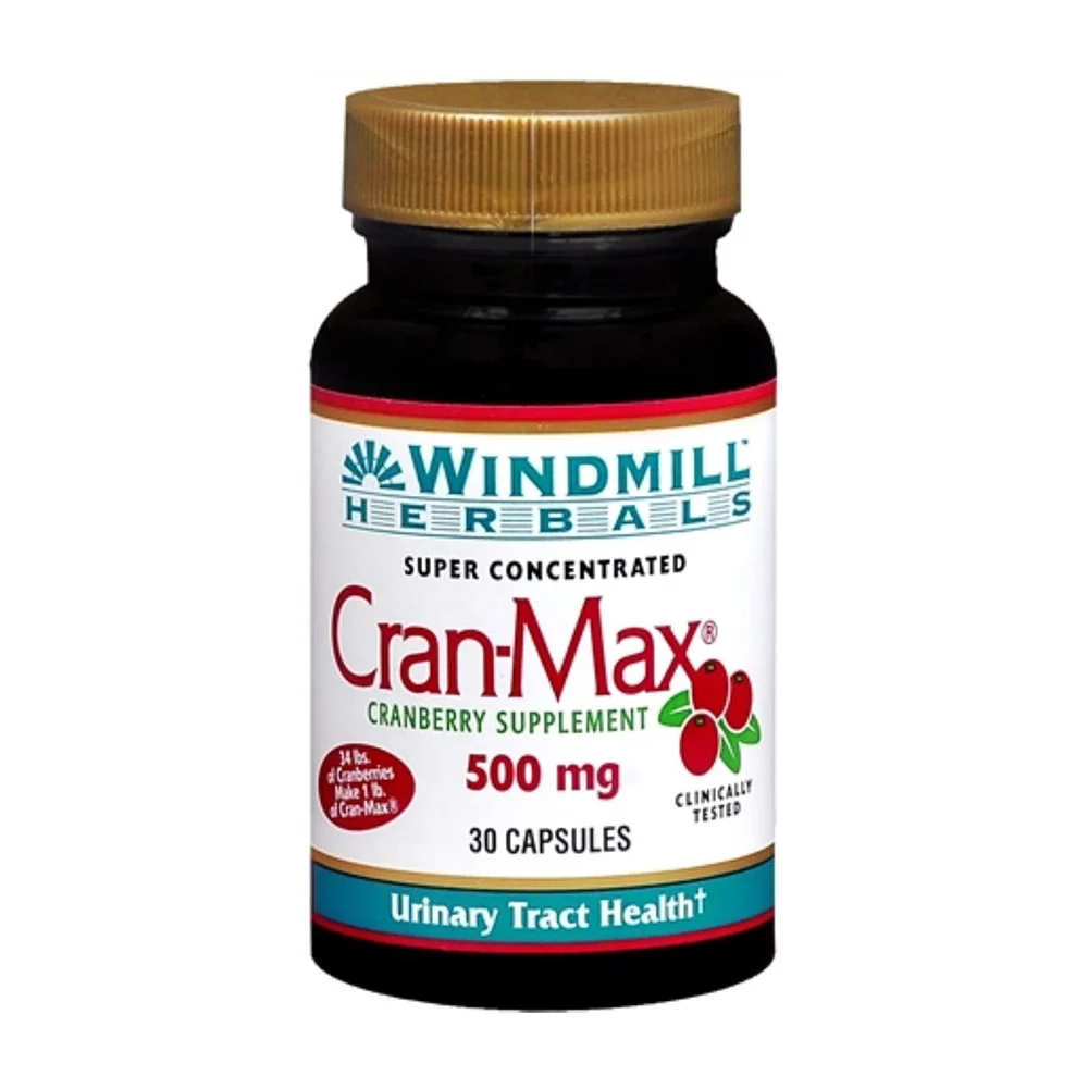 Professional Windmill Cran-Max Super Concentrated 500 Mg Dietary Supplement Capsules - 30 Ea Expertly Made