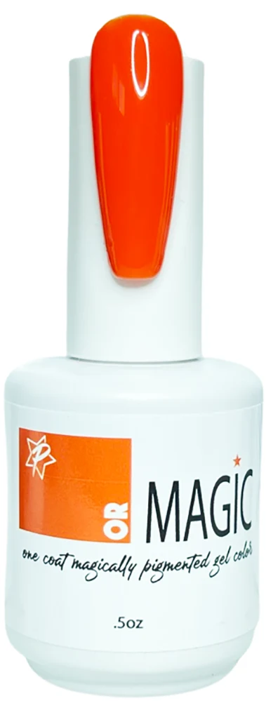Trendy Orange Gel Polish Fine Crafted