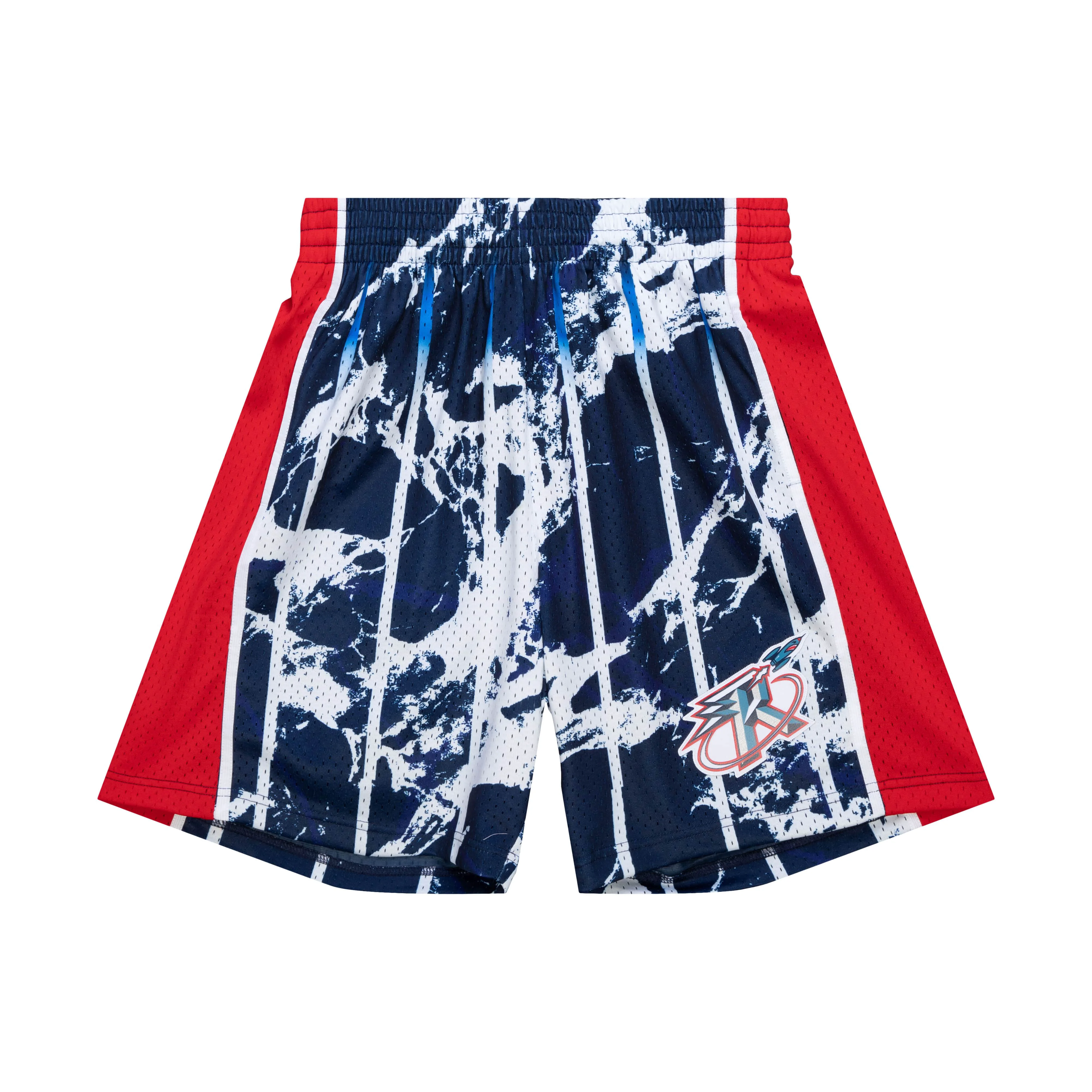 Carefully Designed Mitchell Ness NBA Team Marble Swingman Shorts Houston Rockets 1996 Eco-Friendly