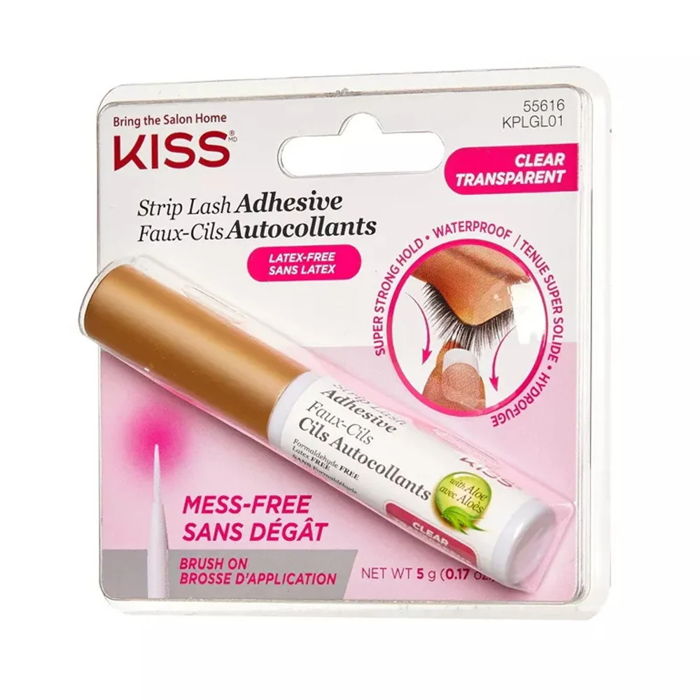Flexible Ever EZ Lashes Strip Lash Adhesive Clear By Kiss 1 Ea Consistent