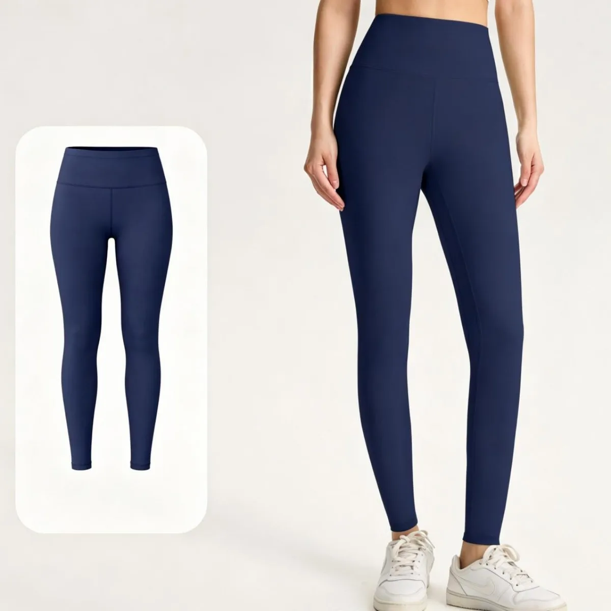 High-End Women High Waist Yoga Leggings Relaxed