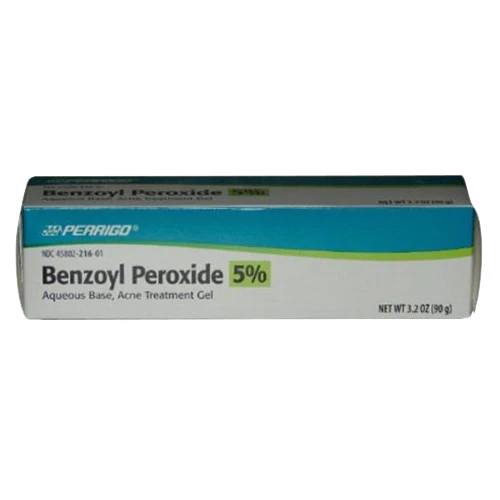 Casual Perrigo Benzoyl Peroxide 5 Acne Treatment Gel Tube - 3.2 Oz Safe