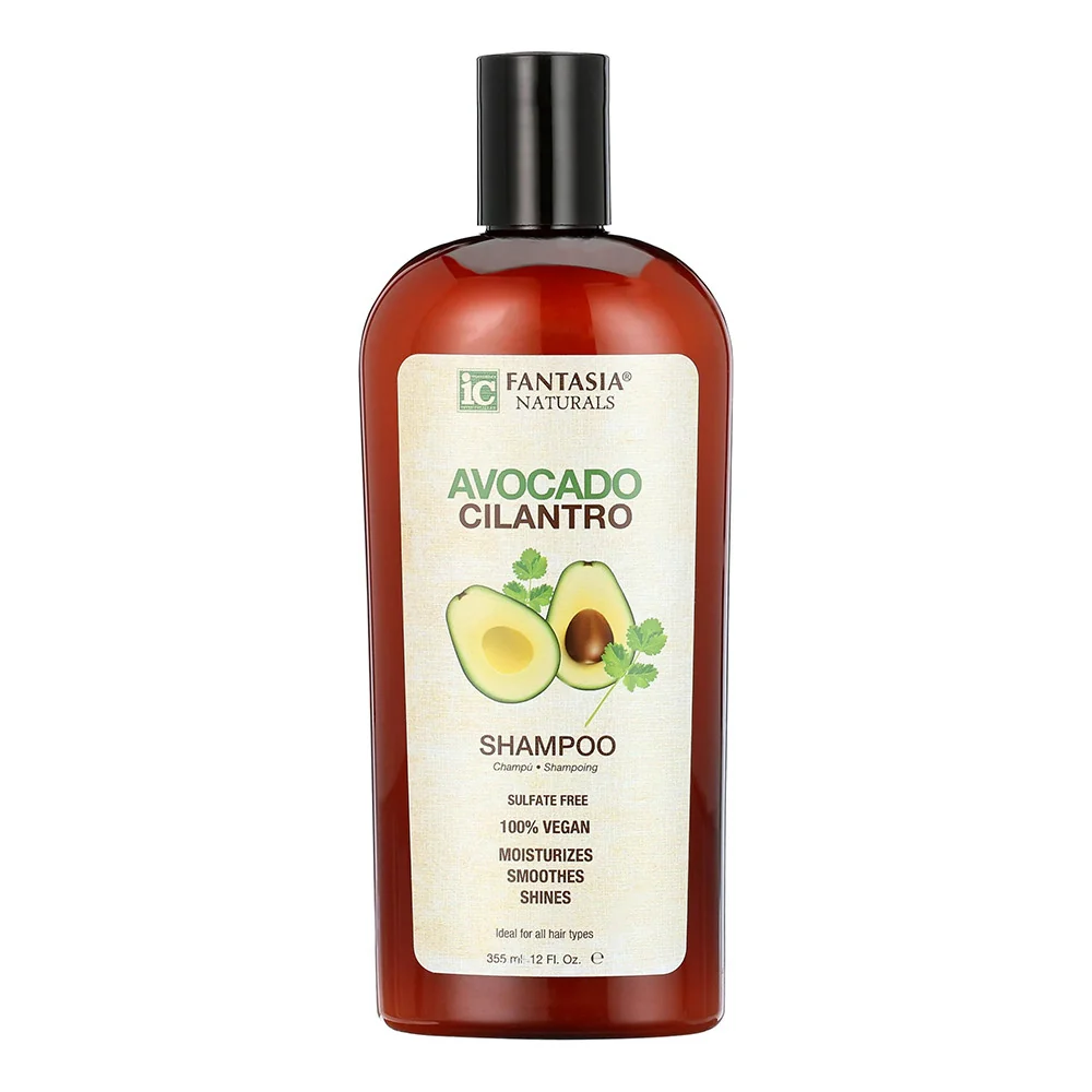 Easy-to-Use Fantasia Naturals Avocado Cilantro Sulfate Shampoo 12 Oz Premium