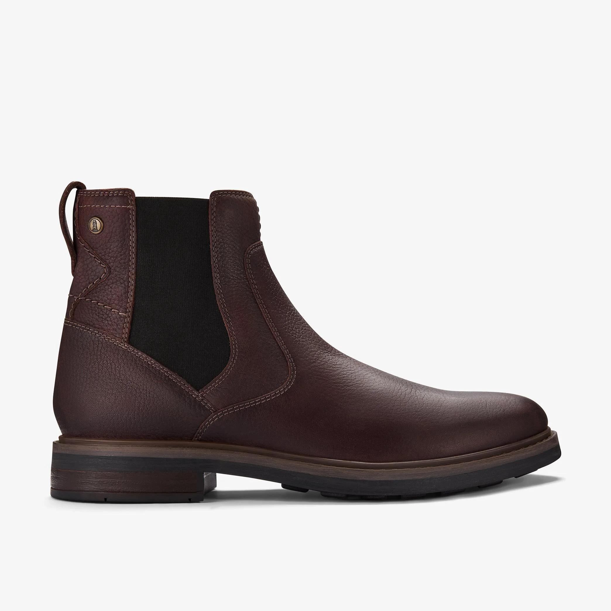 Breathable Mens Clarks Newford Easy - Brown Leather Luxury