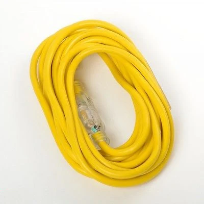 Breathable 25' Foot Long 12-3 Electric Electrical Extension Power Cord 12 Gauge Safe
