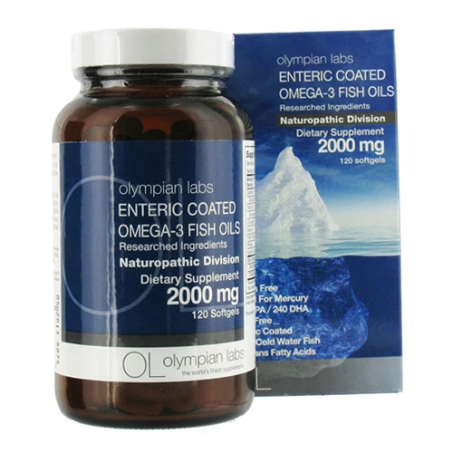 Versatile Olympian Labs Enteric Coated Omega-3 Fish Oils Softgels - 120 Ea Consistent
