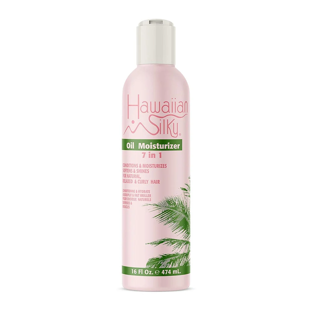 Original Design Hawaiian Silky 7 in 1 Oil Moisturizer for Curly Hair 16 Oz Convenient