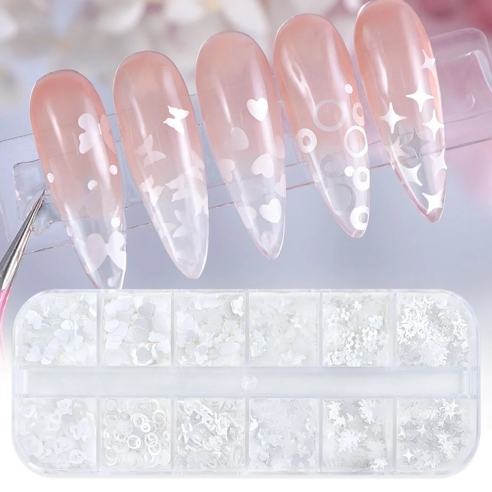 Traditional 12 Piece Set - White Opal Confetti Trusted