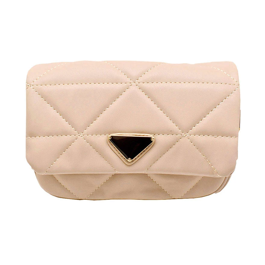 World-Class Faux Leather Rectangle Clutch Crossbody Bag Crafted