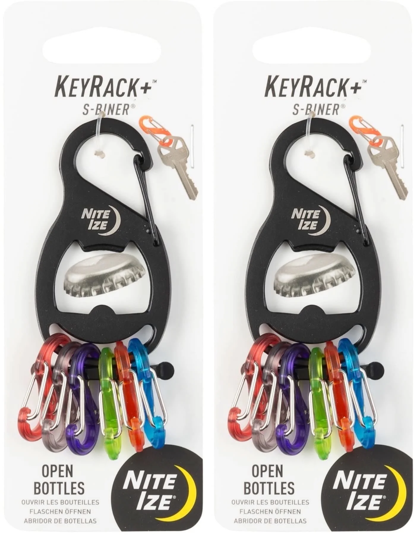 Fast Key Rack Black Nite Ize Krb-03-01 Traditional