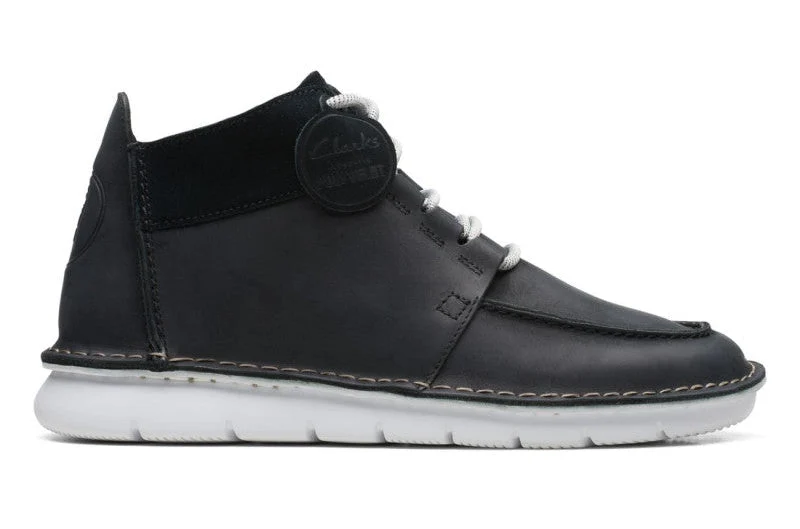 Clean Mens Clarks Colehill Mid - Black Long-Lasting
