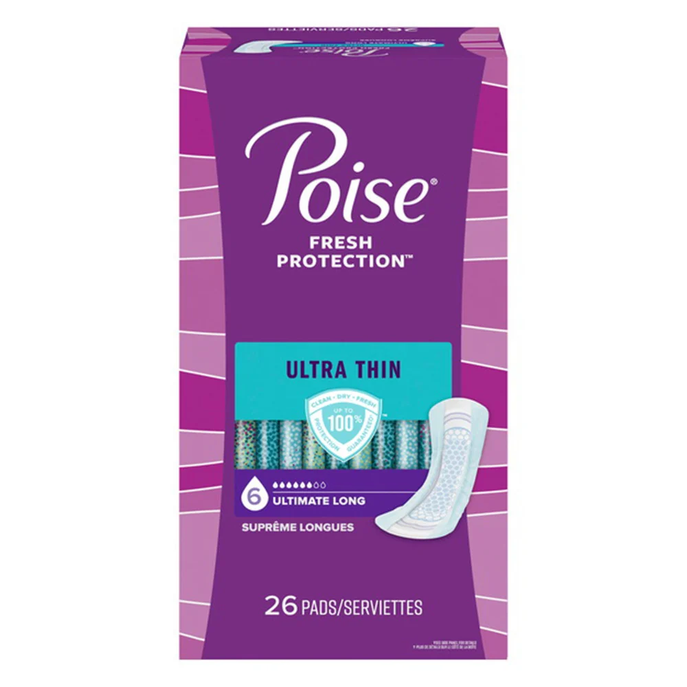 Effective Poise Ultra Thin Maximum Absorbency Pads 26 Ea Sustainable