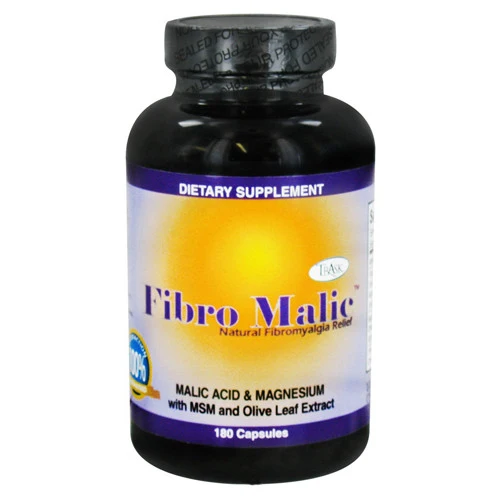 Fine Trask Nutrition Fibro Malic Natural Fibromyalgia Relief Capsules - 180 Ea Efficient