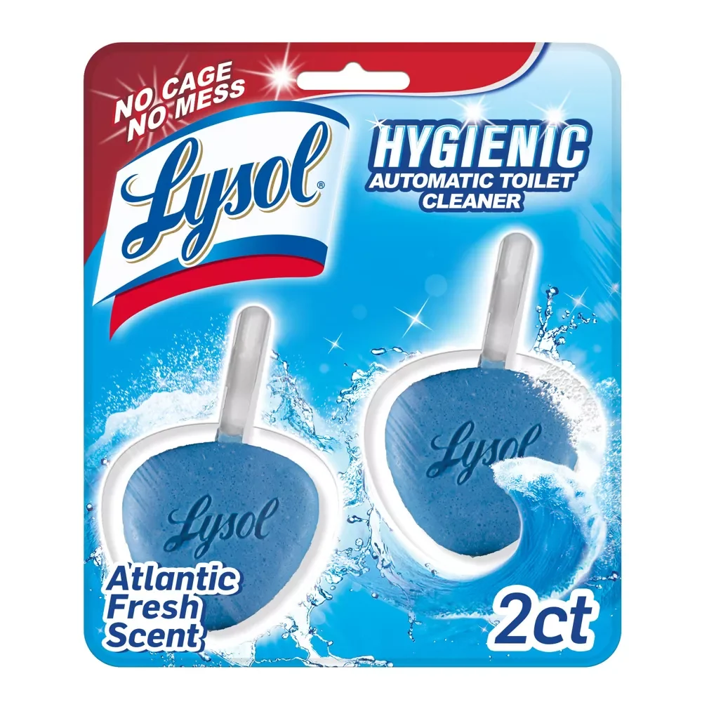 Fine Lysol No Mess Automatic Toilet Bowl Cleaner Spring Waterfall 1.41 Oz 2 Ea Exceptional