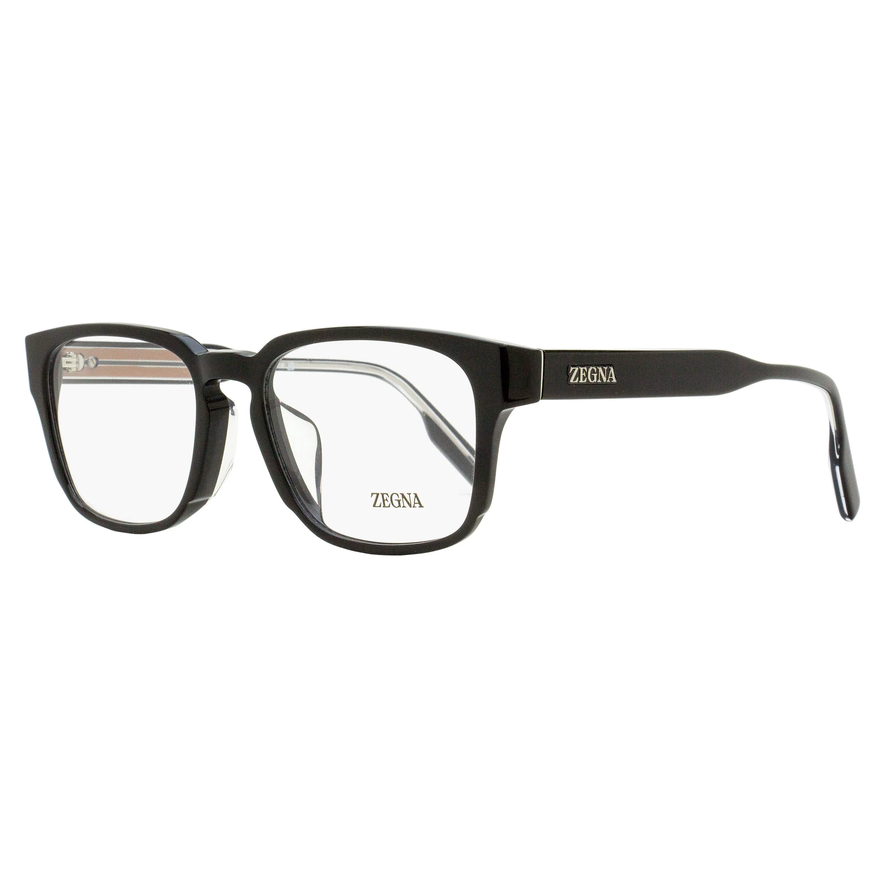 Comfortable Zegna Fit Eyeglasses EZ5262-F 001 Black 54mm Fashionable