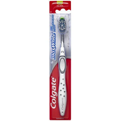 Lightweight Colgate Max White Full Head Toothbrush Medium - 1 Ea Next-Generation