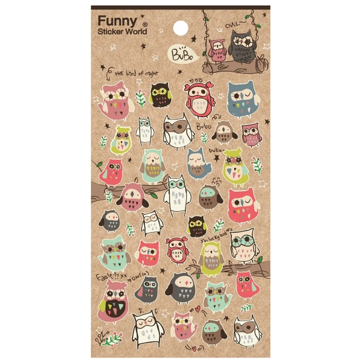 Selected Bubo Owl Stickers Prestigious